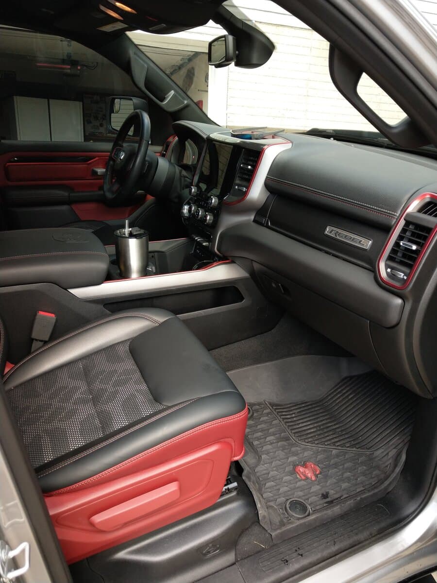 RAM Rebel Interior - interior detail by Fallout Auto Detailing